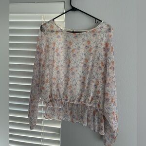 1. State floral blouse